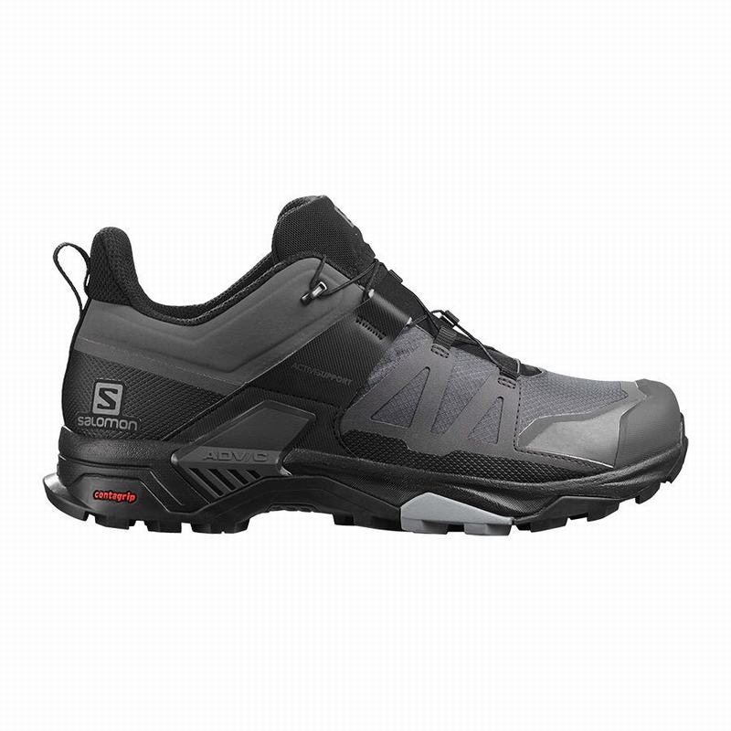 Salomon Israel X ULTRA 4 GORE-TEX - Mens Hiking Shoes - Black (AQLG-35062)